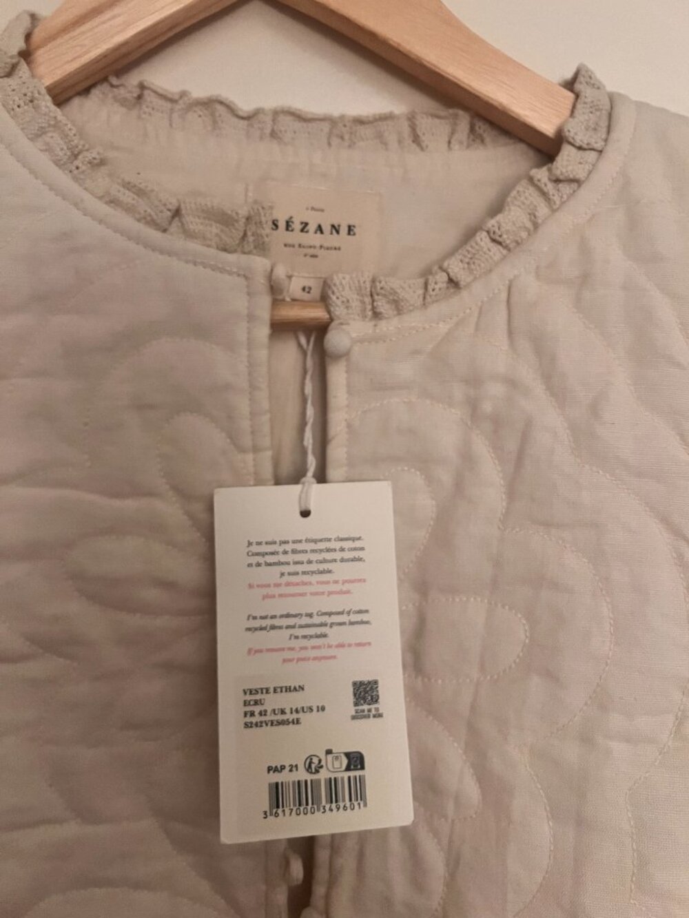 NWT Sézane Ethan Jacket - Picture 3 of 5